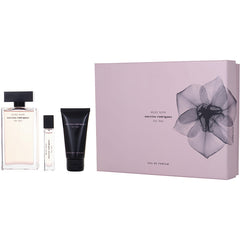 Narciso Rodriguez Musc Noir - Eau De Parfum Spray 3.4 Oz & Body Lotion 1.7 Oz & Eau De Parfum 0.33 Oz Mini