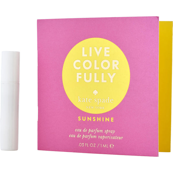 Kate Spade Live Colorfully Sunshine - Eau De Parfum Spray Vial On Card