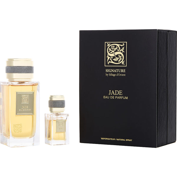 Signature Jade   Eau De Parfum Spray 3.3 Oz & Eau De Parfum Spray 0.5 Oz & Funnel