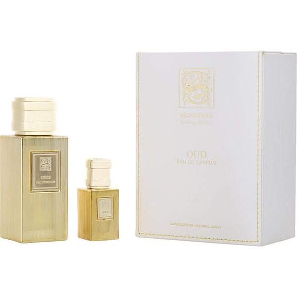 Signature Oud   Eau De Parfum Spray 3.3 Oz & Eau De Parfum Spray 0.5 Oz & Funnel