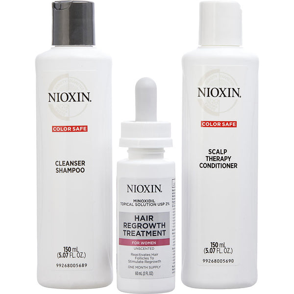 Nioxin   Hair Regrowth Womens Kit shampoo 5 Oz & Conditioner 5 Oz & Hair Regrowth Treatment 2 Oz