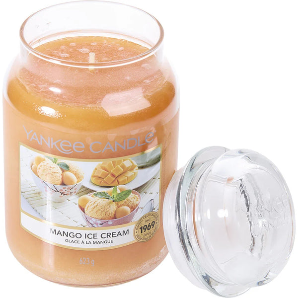 Yankee Candle    Mango Ice Cream Scented Large Jar