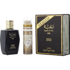 Lattafa Raghba Man - Eau De Parfum Spray 3.4 Oz & Deodorant Spray