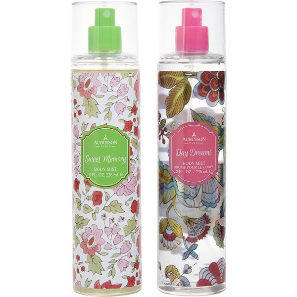 Aubusson   2 Piece Body Mist With Day Dream (Pink) & Sweet Memory (Green)