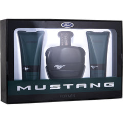 Ford Mustang Green - Edt Spray 3.4 Oz & Aftershave Balm 3.4 Oz & Hair And Body Wash 3.4 Oz