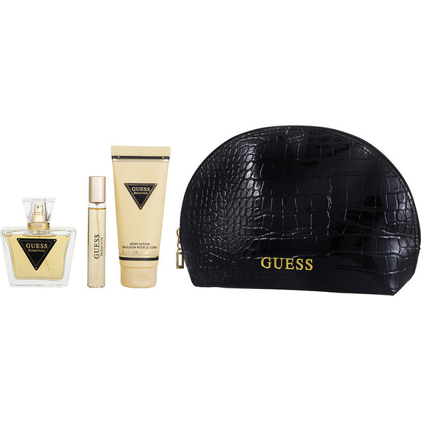 Guess Seductive - Edt Spray 2.5 Oz & Body Lotion 3.4 & Edt Spray 0.5 Oz & Pouch