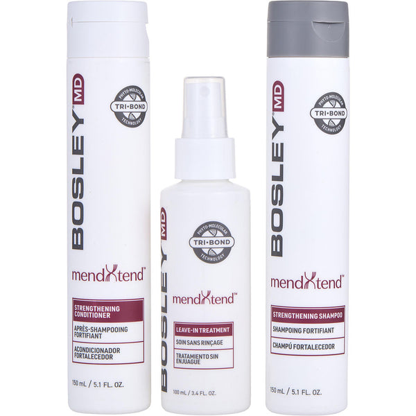 Bosley - Mendxtend Strengthening System (Strengthening Shampoo, Strengthening Conditioner, Leave-in Treatment)