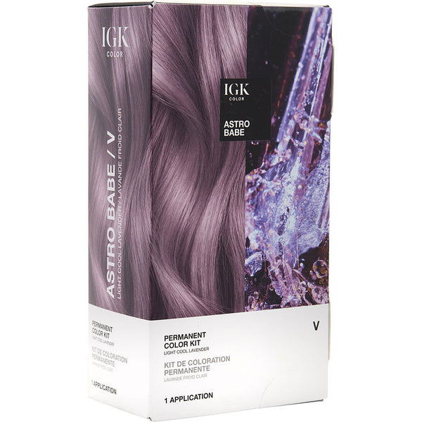 Igk   Permanent Color Kit   V Astro Babe (Light Cool Lavender)