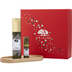 Origins   Youth full Cheer Set: Plantscription Multi Powered Youth Serum 30ml + Anti Aging Power Eye Cream 5ml