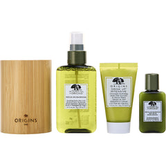 Origins   Moisture Marvels Set: Mega Mushroom Hydra Mist 100ml + Drink Up Intensive Hydrating Mask 30ml + Mega Mushroom Hydrating Moisturizer 30ml + Bamboo Teacup