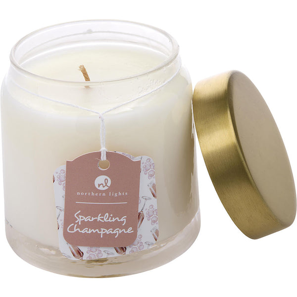 Sparkling Champagne Scented Soy Glass Candle