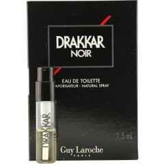 DRAKKAR NOIR by Guy Laroche   EDT SPRAY VIAL ON CARD