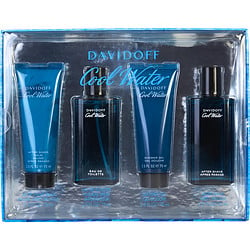 COOL WATER by Davidoff   EDT SPRAY 2.5 OZ & AFTERSHAVE 2.5 OZ & AFTERSHAVE BALM 2.5 OZ & SHOWER GEL 2.5 OZ