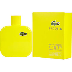 LACOSTE EAU DE LACOSTE L.12.12 JAUNE by Lacoste   OPTIMISTIC EDT SPRAY