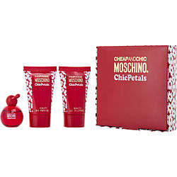 MOSCHINO CHEAP & CHIC PETALS by Moschino   EDT 0.16 OZ MINI & BODY LOTION 0.8 OZ & SHOWER GEL 0.8 OZ