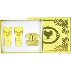 Versace Yellow Diamond - Edt Spray 1.7 Oz & Body Lotion 1.7 Oz & Shower Gel 1.7 Oz