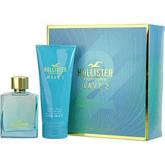 HOLLISTER WAVE 2 by Hollister   EDT SPRAY 3.4 OZ & HAIR AND BODY WASH