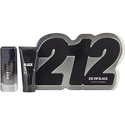 212 VIP BLACK by Carolina Herrera   EAU DE PARFUM SPRAY 3.4 OZ & SHOWER GEL