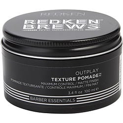 REDKEN by Redken   REDKEN BREWS TEXTURE POMADE OUTPLAY MAXIMUM CONTROL