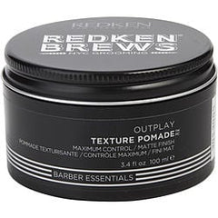 REDKEN by Redken   REDKEN BREWS TEXTURE POMADE OUTPLAY MAXIMUM CONTROL