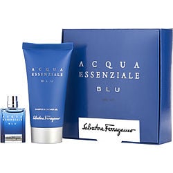 ACQUA ESSENZIALE BLU by Salvatore Ferragamo   EDT 0.17 OZ MINI & SHOWER GEL