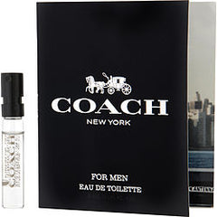 COACH FOR MEN by Coach   EDT SPRAY VIAL ON CARD