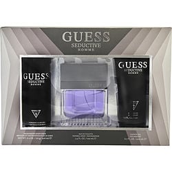 GUESS SEDUCTIVE HOMME by Guess   EDT SPRAY 3.4 OZ & DEODORANT BODY SPRAY 6 OZ & SHOWER GEL 6.7 OZ