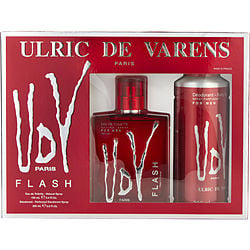 UDV FLASH by Ulric de Varens   EDT SPRAY 3.4 OZ & DEODORANT SPRAY