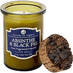 ABSINTHE & BLACK FIG SCENTED by    SPIRIT JAR CANDLE   5 OZ. BURNS APPROX.