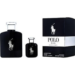 POLO BLACK by Ralph Lauren   EDT SPRAY 4.2 OZ & EDT