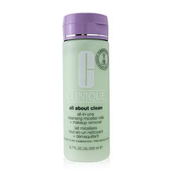 CLINIQUE by Clinique   All about Clean All In One Cleansing Micellar Milk + Makeup Remover   Very Dry to Dry Combination