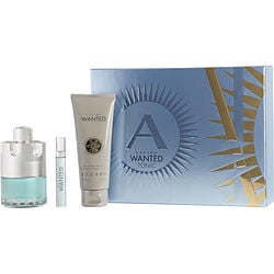 AZZARO WANTED TONIC by Azzaro - EDT SPRAY 3.3 OZ & HAIR & BODY SHAMPOO 3.4 OZ & EDT SPRAY 0.25 OZ MINI