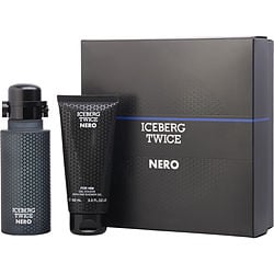 ICEBERG TWICE NERO by Iceberg   EDT SPRAY 4.2 OZ & SHOWER GEL