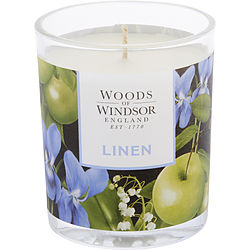 WOODS OF WINDSOR LINEN by Woods of Windsor   SCENTED CANDLE